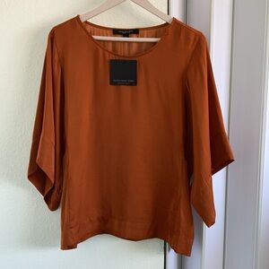 Marc New York Rust Orange Blouse